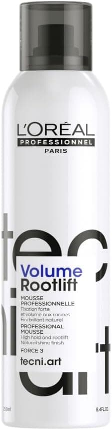 L'Oreal Professionnel Tecni Art Rootlift Volume Styling Foam for Men and Women Strong and Long-Lasting Hold Does Not Weigh Down Hair - All Hair Types - 250 ml - Image 1
