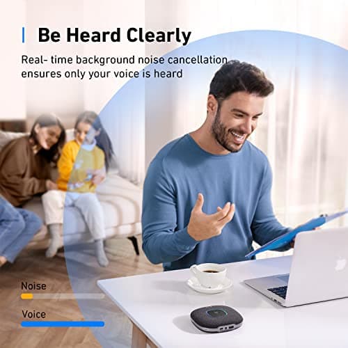 Soundcore Anker PowerConf S3 Bluetooth Conference Speaker 6 Microphones Sound Recording Intelligent 24H Battery App, Bluetooth 5, USB-C for Office and Home Office - Image 4