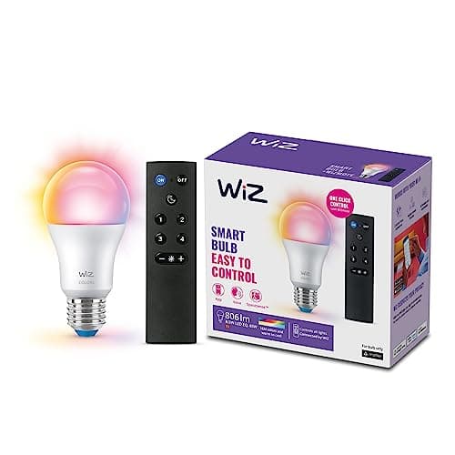 WiZ, kit ampoule connectée E27 Wi-Fi + télécommande, équivalent 60W, fonctionne avec Alexa, Google Assistant - Image 3