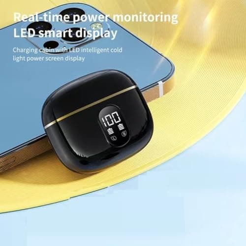 Wireless Bluetooth Headphones, Bluetooth 5.3 Headphones with 4 ENC Noise Reduction Mic LED Screen HiFi Stereo Sound 42H Playtime IP6 Waterproof Sport Headset Touch Control for iOS Android - Image 5
