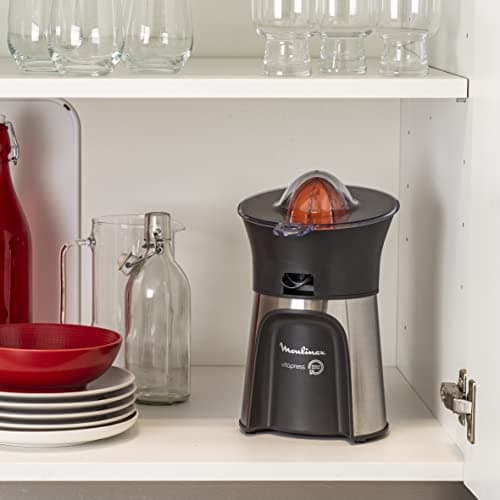 Moulinex PC603D10 Vitapress Direct Serve 3 Cones-Citrus Press Metallic Grey/Black 100W - Image 7