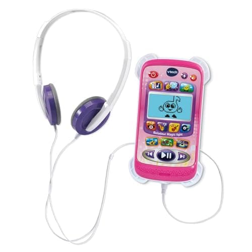 VTech - Magic Light Pink Music Player for Children with Headphones and Backlit Screen, Light Effects, Educational Music and Games, Gift for Children from 3 to 6 Years - Image 2