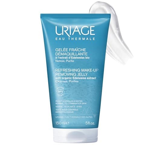 Uriage Refreshing Cleansing Jelly - Edelweiss Bio, Glycerine - Face, Eyes - Cleanses, Refreshes - Moisturizes, Soothes - Physiological pH - 94% Natural Ingredients - 150 ml - Image 2