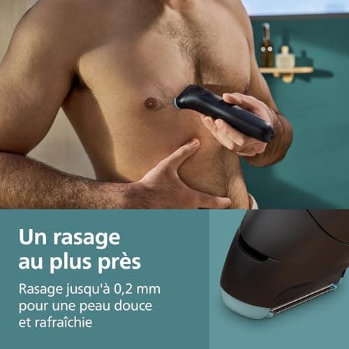 Philips Bodygroom 5000 Series Men's Trimmer with Triple Protection Shaving System, Hair Size and Intimate Shaving, 100% Waterproof, 100 Minute Runtime, BG5470/15 - Image 8