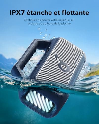 Soundcore Enceinte Bluetooth puissante Boom 2, Son de 80 W avec Caisson de Basse et BassUp 2.0, 24h, IPX7, USB-C, Bluetooth 5.3, Enceinte Portable, Le Camping, la Plage et Le Jardin - Image 8