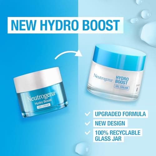 Neutrogena Hydro Boost Hydrating Face Cream with Hyaluronic Acid, For Dry Skin, 1 x 50 ml Jar - Image 6