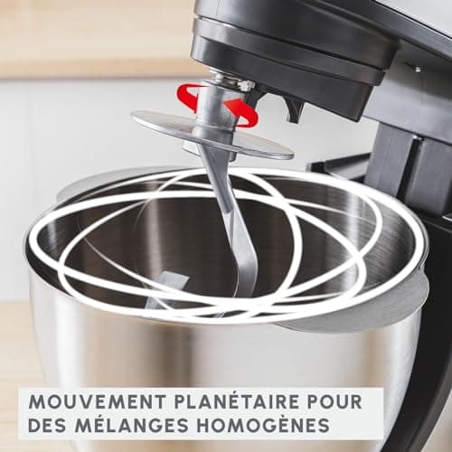 Moulinex 1100W Pastry Processor, Blender, Vegetable Cutter with Accessory for Macedonia, Meat Grinder, Mini Chopper, Masterchef Gourmet Silver QA519D32 - Image 7