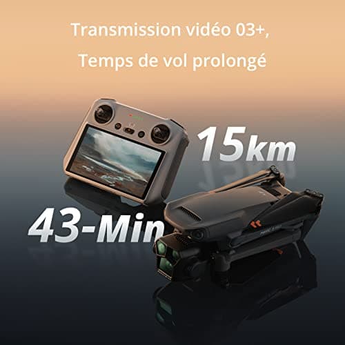 DJI Mavic 3 Pro with DJI RC (Remote Control with Screen), Three-Camera Headlight Drone with Hasselblad CMOS 4/3 Camera, 43 min Flight Time and HD Video Transmission 15km - Image 4