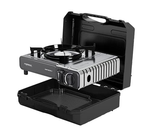 Campingaz Camp Bistro 3 Griddle Combo Gas Stove | 1 Burner Stove | Power 2200 W | Compact Portable Outdoor Stove | Carry Case | Ideal for Camping and Emergency Kit 72 Hours - Image 6