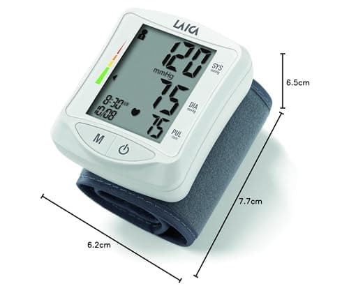 Laica BM1006W Automatic Wrist Blood Pressure Monitor Blood Pressure and Pulse Rate - Image 7