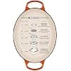 Le Creuset Signature Enameled Cast Iron Oval Dutch Oven, 6.75-Quart, Peach - Image 8