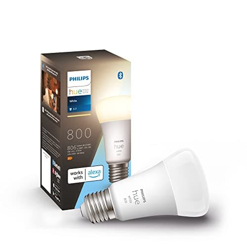 Philips Hue White E27 Smart LED Light Bulb - Control via Alexa, Google Assistant, Apple HomeKit - Custom Atmospheres and Energy Saving - Image 2