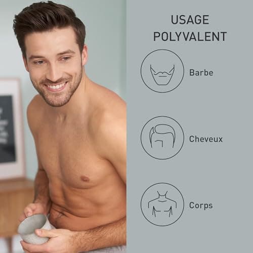 Panasonic ER-GB62-H503 Beard Trimmer for Men, Hair and Body Trimmer for Men, Portable Waterproof Wireless, 39 Adjustable Lengths, 3 Accessories, Wired or Wireless, Matte Grey - Image 4
