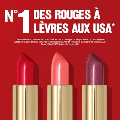 REVLON Rouge à lèvres Super Lustrous Pearl, Formule crémeuse pour des lèvres douces et pulpeuses, Sensation d'hydratation, 025 Sky Line Pink, 4,2g - Image 6