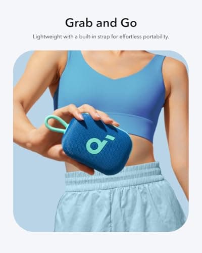 Soundcore Select 4 Go - Enceinte Bluetooth Ultra-Portable, 20h d’autonomie, 5W, IP67 étanche et Flottante, idéale pour intérieur et extérieur, randonnée et vélo (Reconditionné) - Image 5