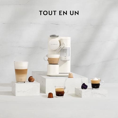 De'Longhi Nespresso Lattissima One Evo EN510.W, Capsule Coffee Machine, Espresso and Cappuccino, 1450 W, White - Image 6