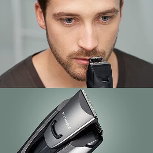 Panasonic ER-GB80-H503 Tondeuse à Barbe, Cheveux et Corps pour Hommes, Portative Étanche Sans Fil, 39 Longueur Réglables, 3 Accessoires, Détaillée, Fonctionnement Avec ou Sans Fil, Argent Foncé - Image 5