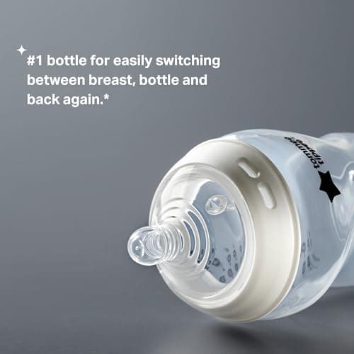 Tommee Tippee Natural Start Anti-Colic Bottles 150ml and 260ml Medium Flow Teats for Natural Latch Self-Sterilising - Image 5