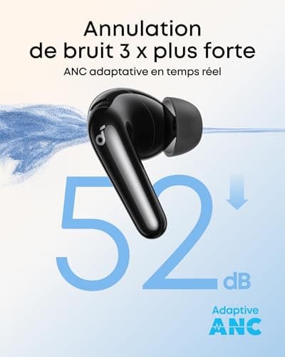 Soundcore P31i by Anker, Real-Time Adaptive Noise Cancellation, High Resolution Sound, Wireless Bluetooth Earbuds, Translation, 50h Battery Life - Image 3