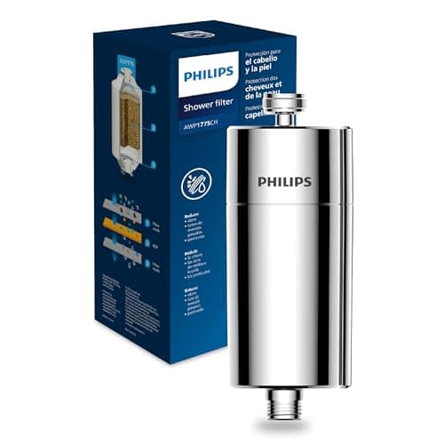 Philips Water Shower filter with 1 cartridge, compatible with all standard hoses and taps, reduces CHLORINE up to 99%, CHROME, filtration capacity of 50,000 L - Image 3