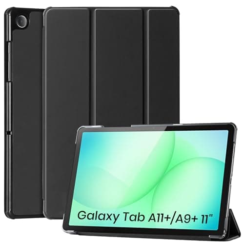 CoBak Case Cover for Samsung Galaxy Tab A11+ Plus 2025 (SM-X230/X236B) / A9+ 2023 (SM-X210/X215/X216/X218) 11 Inch, Tri-fold PU Leather Case with Auto Sleep/Wake Function (Black) - Image 2