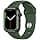 Apple Watch Series 7 (GPS, 41mm) - Green Aluminum Case with Clover Sport Strap (Dark Green), Standard (Refurbished) - Image 3