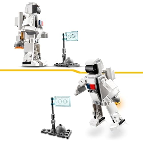 LEGO 31134 Creator 3-en-1 La Navette Spatiale, Jouet de Navette Spatiale en Vaisseau en Figurine Astronaute, pour Enfants, Garçons et Filles Dès 6 Ans, Idée Cadeau - Image 6