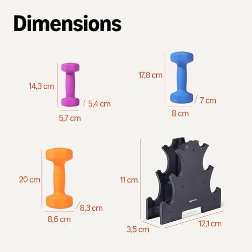 Amazon Basics Paire d'haltères en néoprène - Image 6