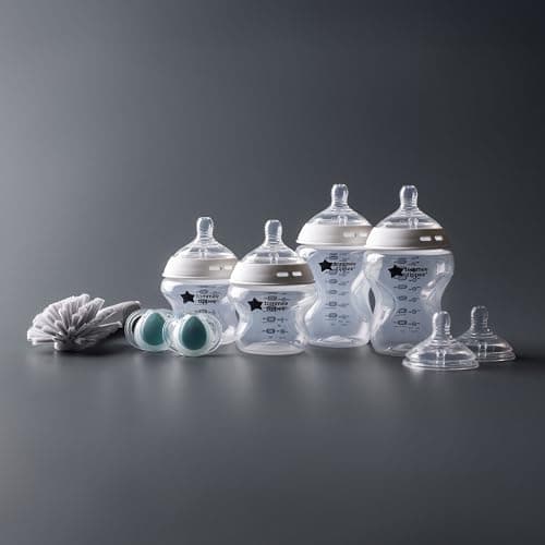 Tommee Tippee Natural Start Anti-Colic Bottles 150ml and 260ml Medium Flow Teats for Natural Latch Self-Sterilising - Image 6
