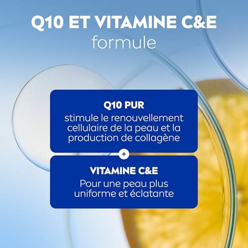 NIVEA Q10 Energy Soin Contour des Yeux (1x15 ml), crème anti rides yeux enrichie vitamine C & Guarana antioxydants, crème anti-âge anti-cerne yeux peaux ternes et fatiguées - Image 4