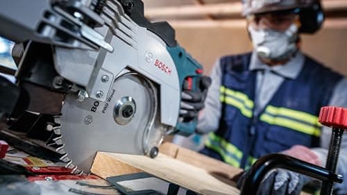 Bosch 1x PRO Wood circular saw blade for corded miter saws (for softwood, hardwood, Ø mm, Professional accessory mitre saw) - Image 6