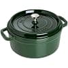 Staub Single Pan Casserole Pan (Single Pan, Green, Cast Iron, 2.6 L, 22 cm, 4.1 kg) - Image 2