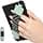 MoKo Security Wrist Strap for 6-8 inch Kindle eReaders Fire Tablet - Kobo/Voyaga/Sony Kindle E-Book Tablet, High Elastic Strap Versatile Lightweight Non-Slip Stand, Green Mint - Image 2