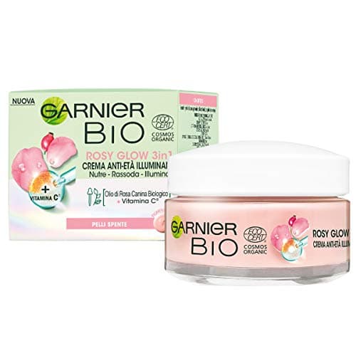 Garnier Bio Rosy Glow 3in1 Crema Anti-et? Illuminante 50ml - Image 2