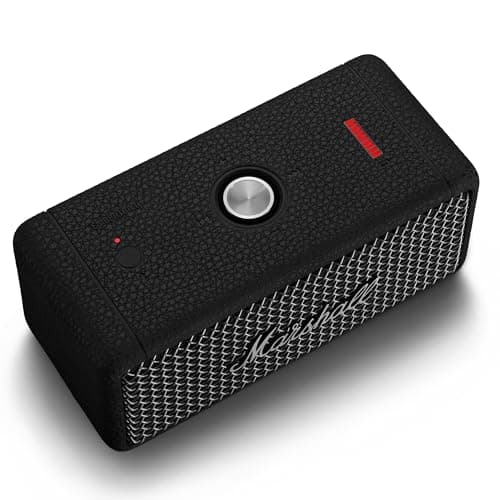 Marshall Emberton II Enceintes Bluetooth Portables, sans Fil, IP67 Résistant à la Poussière et à l'eau, Plus de 30 Heures de Lecture, Charge Rapide - Noir & Acier - Image 6
