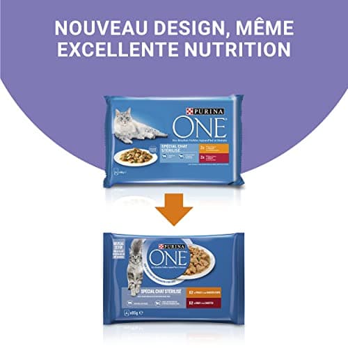 PURINA ONE | Benefits | Sterilized Adult Cat | Helps Control Weight and Maintain a Healthy Urinary System | Tapered in Sauce | Chicken, Beef | Fresh Sachets | Pack of 12 x (4 x 85g) - Image 6
