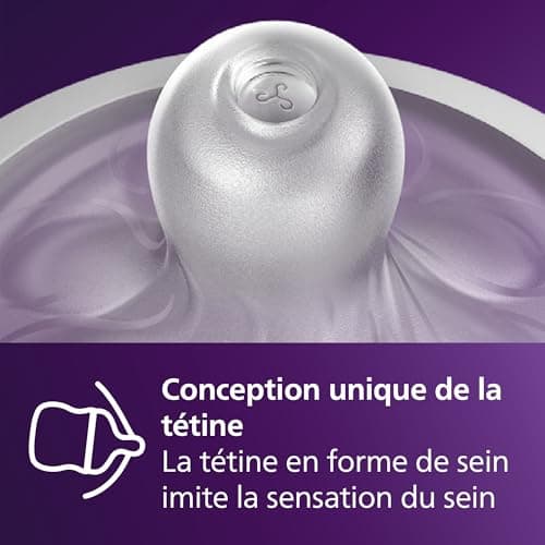 Philips Avent Biberon Natural Response 330 ml à débit 4 (3 mois et plus), SCY906/11 - Image 6