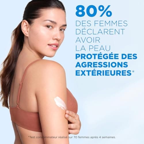 Mixa Expert Peau Sensible - Crème Céramide Protection - Anti-Sécheresse Sévère - Peaux Très Sèches et Fragilisées - Visage, Corps, Mains - Hypoallergénique - Sans Parfum - 400ml - Image 8