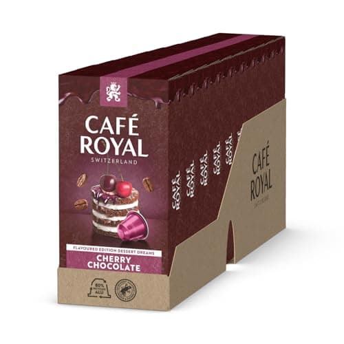 Café Royal Cherry Chocolate Flavoured Nespresso Compatible Coffee Capsules, 100% Arabica, Rainforest Alliance, 100 Capsules - Image 2
