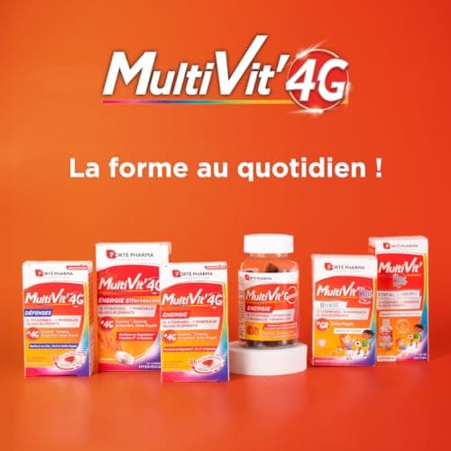 Forté Pharma - Multivit Kids | Shape and Tone Food Supplement - Children 4+ - 12 Vitamins and 6 Minerals - Strengthened with Royal Jelly and Calcium | 60 Chewable Tablets - Image 8