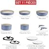 Tefal Ingenio Serenity, 11-Piece Cookware, Non-Stick Coating, Induction, Stackable, L829SB04 - Image 3
