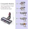 High Torque Brush for Dyson V11 V15 V10 V8 V7 SV10 SV11 SV12 Vacuum Cleaner, Anti-Tangle Brush Compatible with SV10 SV11 SV12 Air Flow Adjustable Ideal for Smooth Floors and Carpets - Image 3