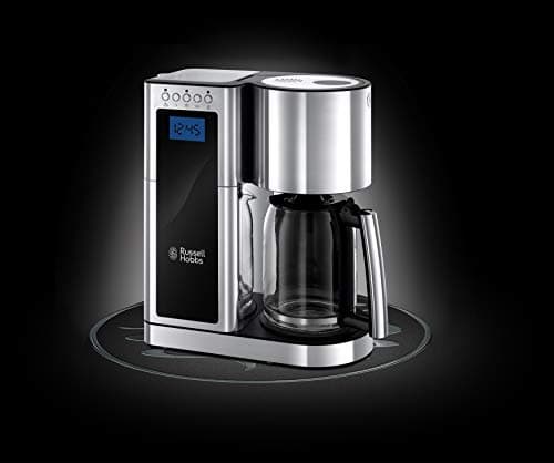 Russell Hobbs Filter coffee maker [Programmable, WhirlTech technology for optimal extraction & flavouring] Elegance (10 cups, glass jug 1.25L, Keep warm, 1600W) Coffee machine 23370-56 - Image 6
