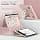MoKo Universal Case for 6 Inch 6.8 Inch 7 Inch Kindle eReaders Fire Tablet - Kindle/Kobo/Voyaga/Lenovo/Sony Kindle E-Book E-Reader Tablet, PU Case with Adjustable Stand and Hand Strap, Shiny Flowers - Image 5