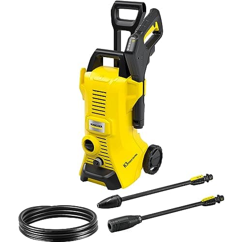 Kärcher K 3 Power Control High Pressure Washer, Pressure: Max. 120 Bar, Flow Rate: 380 l/h, Surface: 25 m²/h, Water Filter, Weight: 4.4 kg, Gun and High Pressure Hose, Rotabuse, Lance - Image 2
