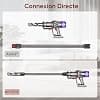 Extension Tube Compatible with Dyson V12 Detect Slim / V10 Digital Slim Vacuum Cleaner, Replacement Part Rigid Rod with Quick Release Accessory Extension 74 cm – Grey - Image 5