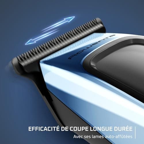 Rowenta Barber Experience, Tondeuse de finition pour homme, Lame en T, Revêtement DLC, Auto-affûtage, TN1851E0 - Image 6