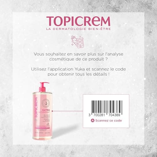 Topicrem - Ultra Moisturizing Shower Gel - Gently cleanses, protects and moisturizes the skin - Soap Free, Smooth Texture, Delicate Odour, Sensitive and Dry Skin, Made in France - 1000ml - Image 5