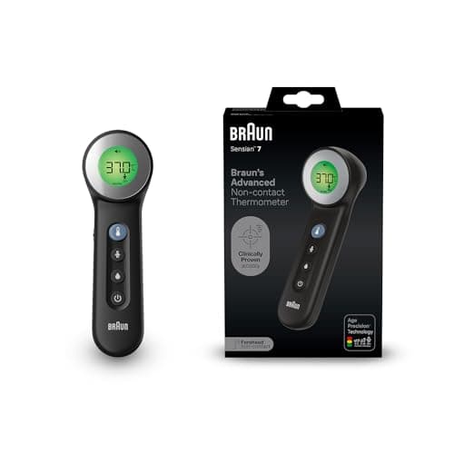 Braun Sensian 7 Non-Contact Forehead Thermometer | Age Precision Technology | 3-in-1 | Colour Coded Digital Display | Baby and Child Friendly | #1 Doctor Brand(1) | BNT400 - Image 3