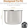 Goldlion Ninja Foodi 8 Quart Coated Stainless Steel Inner Pot - Image 3